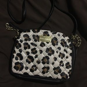 Leopard print Betsey Johnson purse